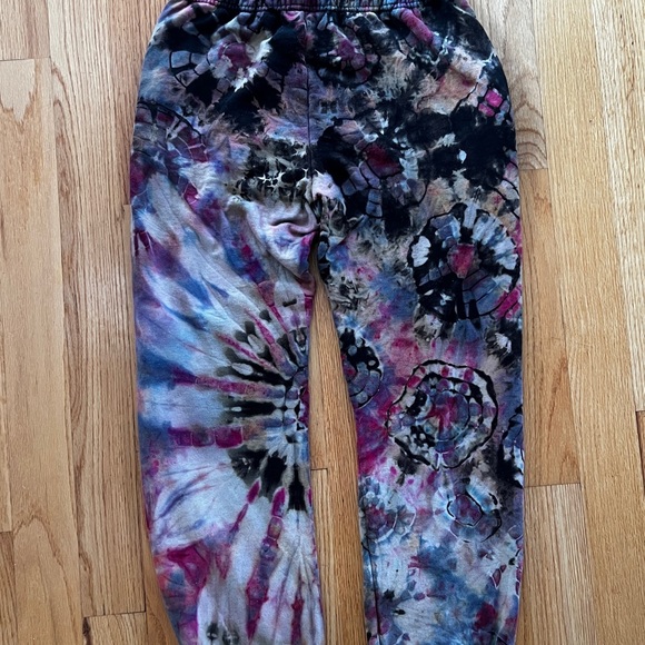 Custom tie dye Hanes sweatpants size Medium - Picture 1 of 2